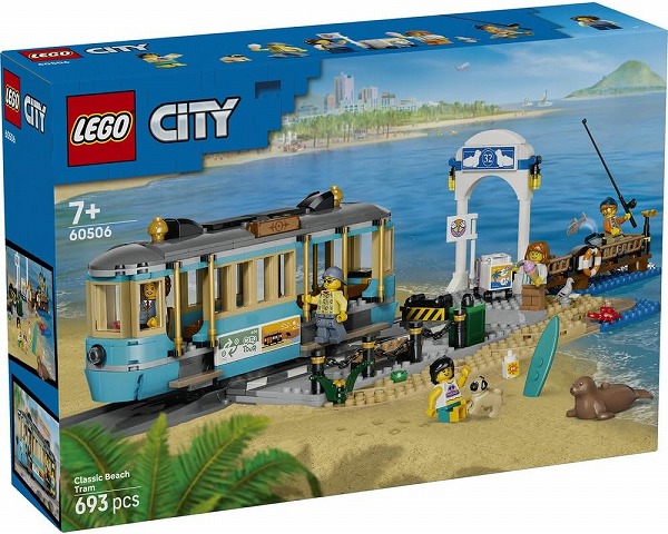 5702018056967:レゴ シティ 海沿いのレトロな路面電車 60506【新品】 LEGO　知育玩具