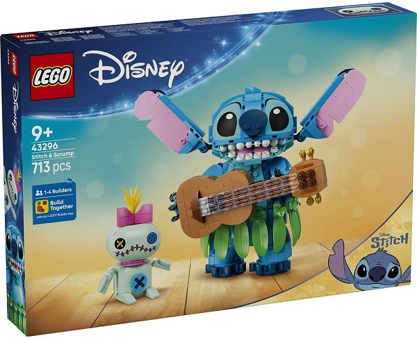 5702018066850:レゴ ディズニー スティッチ＆スクランプ 43296【新品】 LEGO Disney 知育玩具