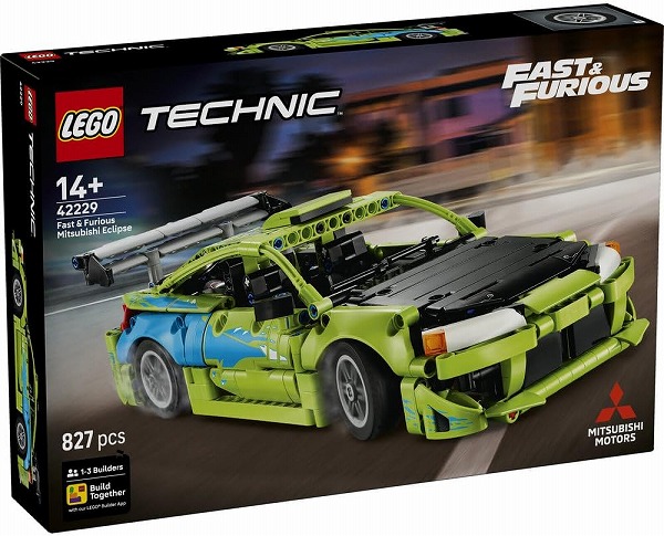 5702018067703:レゴ テクニック ワイルド・スピード Mitsubishi Eclipse カー 42229【新品】 LEGO　知育玩具