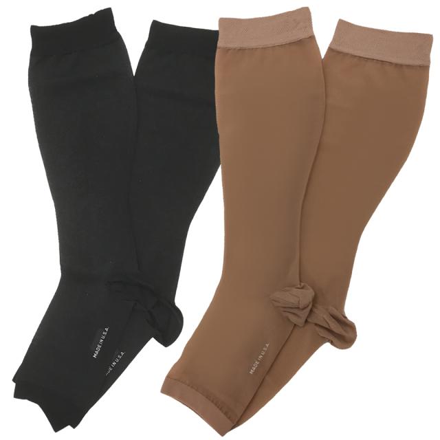 医療用弾性ストッキング　レックスフィット　厚手ハイソックス　爪先なし　中圧　Lサイズ　ライトベージュ1003の通販は 5,057円