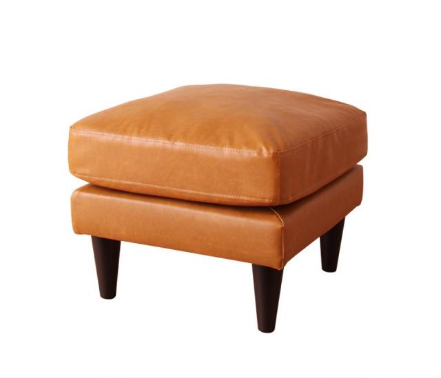 ヴィンテージスタンダードソファ〔Crack〕クラック　オットマン キャメルの通販は