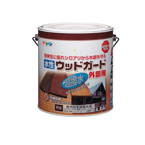 アサヒペン 水性ウッドガード外部用 ウォルナット 3L 【北海道・沖縄・離島配送不可】