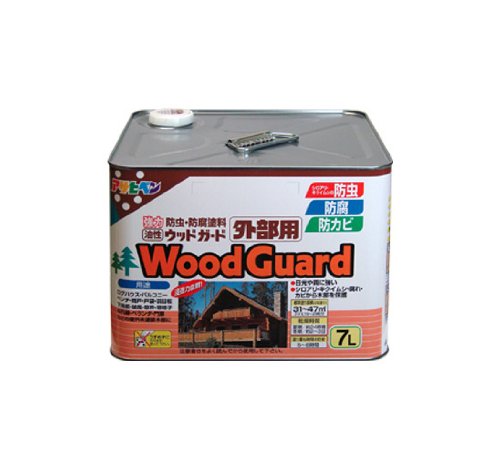 アサヒペン 油性ウッドガード 外部用 7L ダークオーク 08 【北海道・沖縄・離島配送不可】