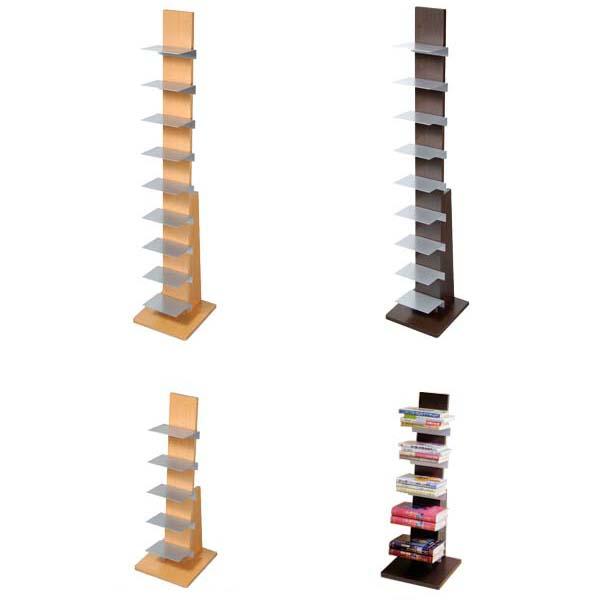 オークス ブックタワーハイタイプ L51DAダーク 【北海道・沖縄・離島