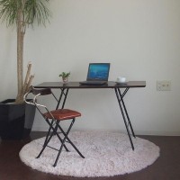 ルネセイコウ　トラス　バレルテーブル1250　ダークブラウン/ブラック　日本製　完成品　TBT-1250TDの通販は