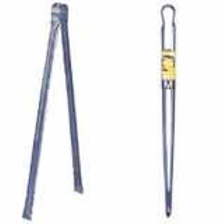 土井金属化成 メッキ火バサミ（M) 45cm 〔まとめ買い100個セット〕の通販は