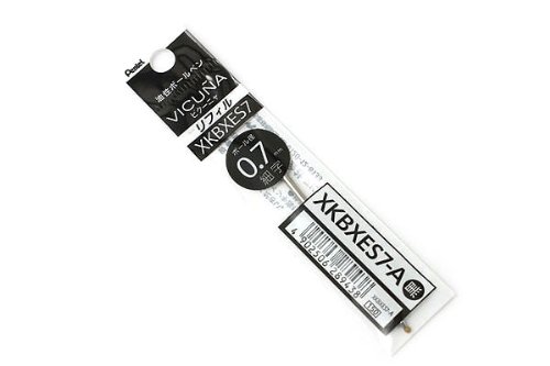 （まとめ）ぺんてる ビクーニャBPリフィル07KBXES7黒 XKBXES7-A 00013557 〔まとめ買い10本セット〕 【北海道・沖縄・離島配送不可】