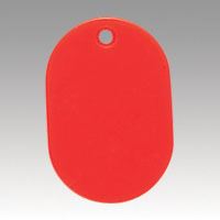 （まとめ買い）クラウン 番号札 無地〔小100枚〕 赤 CR-BG30-R 00006033 〔×3〕の通販は 5,827円