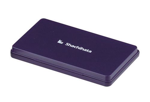 （まとめ買い）シャチハタ シャチハタスタンプ台 特大形 紫 HGN-4-V 00067946 〔3個セット〕 【北海道・沖縄・離島配送不可】