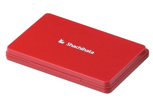 （まとめ買い）シャチハタ シャチハタスタンプ台 特大形 赤 HGN-4-R 00067942 〔3個セット〕 【北海道・沖縄・離島配送不可】
