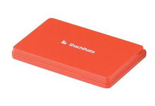 （まとめ買い）シャチハタ シャチハタスタンプ台 特大形 朱 HGN-4-OR 00067945 〔3個セット〕 【北海道・沖縄・離島配送不可】