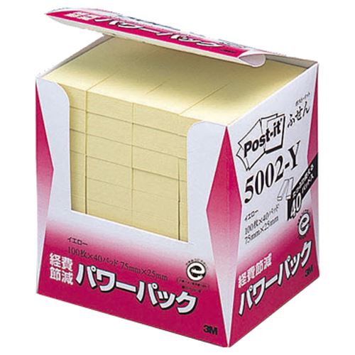 （まとめ買い）スリーエム 経費節減再生紙パワーパック 5002-Y 00026387 〔×3〕 【北海道・沖縄・離島配送不可】