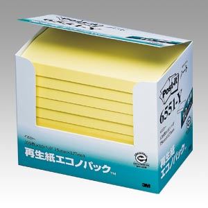 （まとめ買い）スリーエム ポストイット ノートお買い得パック 6551-Y 00071296 〔×3〕 【北海道・沖縄・離島配送不可】