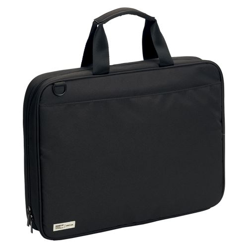（まとめ買い）リヒトラブ キャリングバッグ A4 ブラック A-7581-24 00024933 〔3個セット〕 【北海道・沖縄・離島配送不可】