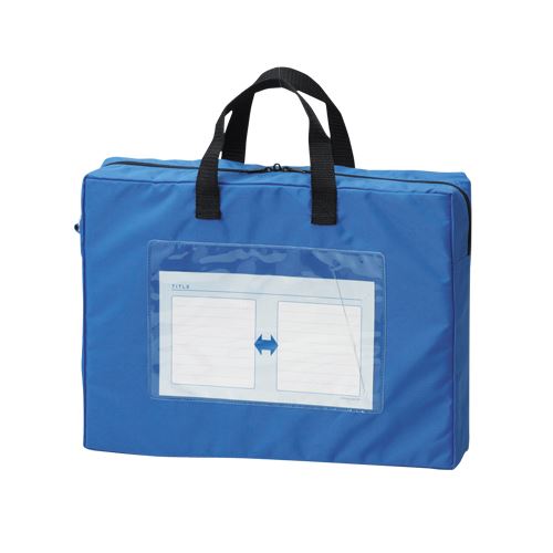 （まとめ買い）クラウン メールバッグ ブルー CR-ME44-BL ｱｵ 00028508 〔3個セット〕 【北海道・沖縄・離島配送不可】