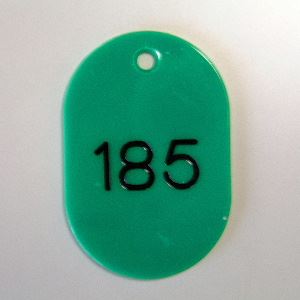 （まとめ買い）クラウン 番号札 番号入〔大151-200〕 緑 CR-BG44-G 00031249 〔×3〕 【北海道・沖縄・離島配送不可】