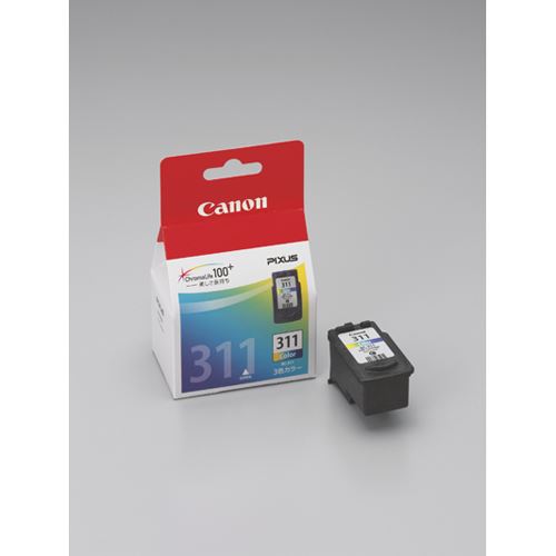 （まとめ買い）キヤノン キヤノン FINEカートリッジ BC-311 00072867 〔3個セット〕 【北海道・沖縄・離島配送不可】