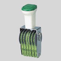 （まとめ買い）サンビー テクノタッチ回転印 欧文2号6連 TK-026 00011313 〔3個セット〕 【北海道・沖縄・離島配送不可】