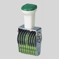 （まとめ買い）サンビー テクノタッチ回転印 欧文4号8連 TK-048 00011317 〔3個セット〕 【北海道・沖縄・離島配送不可】