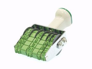 （まとめ買い）サンビー テクノタッチ回転印 欧文3号飛日付 TK-TD3 00011328 〔3個セット〕 【北海道・沖縄・離島配送不可】