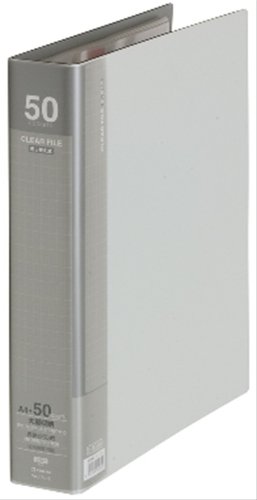 （まとめ買い）キングジム クリアーF差替式(大量P)ライトグレー 3139-3ﾗｲ 00802599 〔3冊セット〕 【北海道・沖縄・離島配送不可】