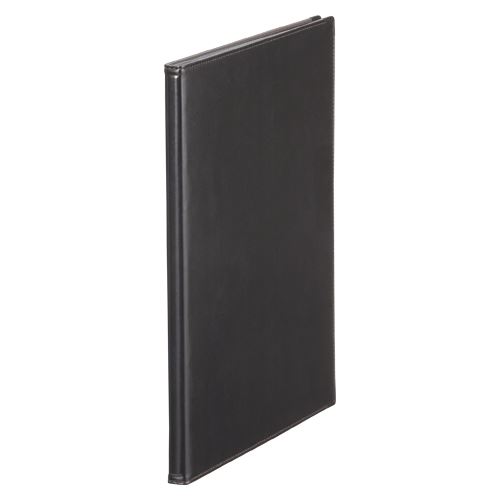（まとめ買い）キングジム レザフェス メニューファイル 黒 1972LFｸﾛ 00006344 〔3冊セット〕の通販は 5,009円