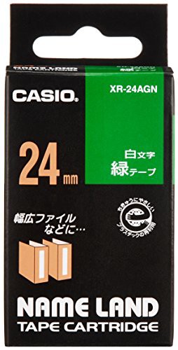 （まとめ買い）カシオ ネームランドテープ XR-24AGN 00028588 〔3個セット〕の通販は
