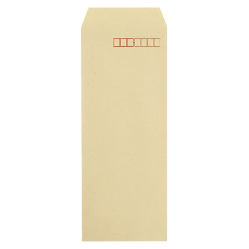 （まとめ買い）壽堂紙製品 クラフト封筒1000枚長40 70g〒枠 00052 00006151 〔×3〕 【北海道・沖縄・離島配送不可】