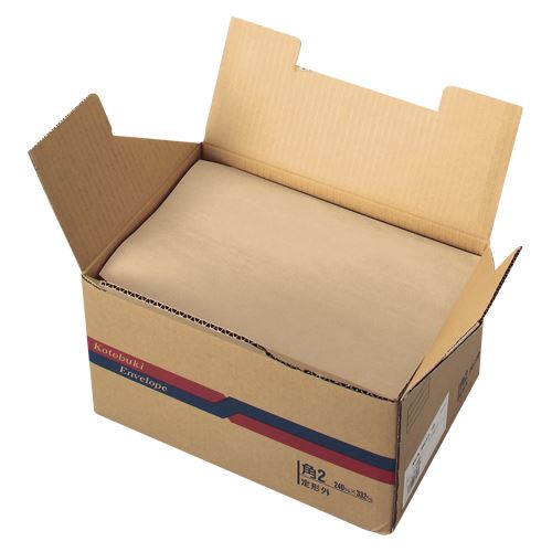 （まとめ買い）壽堂紙製品 角2未晒クラフト70g 500枚入り 10602 00005389 〔×3〕 【北海道・沖縄・離島配送不可】