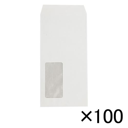 （まとめ買い）壽堂紙製品 マド付封筒長3ハーフトーン99透けない白 31520 00006295 〔×3〕 【北海道・沖縄・離島配送不可】