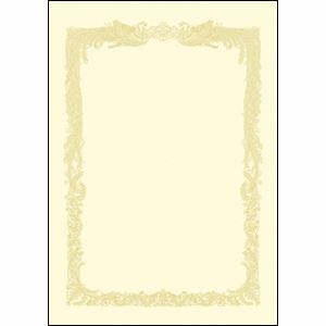 （まとめ買い）ササガワ OA賞状用紙 クリーム B5横書 10-1158 00066458 〔×3〕 【北海道・沖縄・離島配送不可】