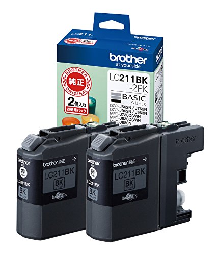 （まとめ買い）ブラザー インクカートリッジLC211BK-2PK LC211BK-2PK 00029426 〔3個セット〕 【北海道・沖縄・離島配送不可】
