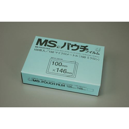 （まとめ買い）明光商会 MSパウチフィルム 手札ブロマイド MP15-100146 00021070 〔×3〕 【北海道・沖縄・離島配送不可】