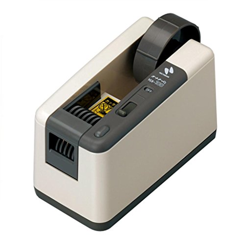 ニチバン 電動テープカッター オートテーパー 1.1kg TCE-100 アイボリー 【北海道・沖縄・離島配送不可】