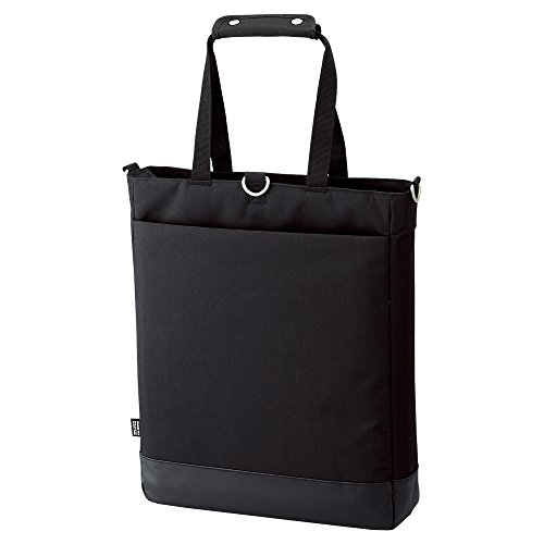 （まとめ）リヒトラブ キャリングバッグ(縦)ブラック A-7672-24 00204263 〔まとめ買い3個セット〕 【北海道・沖縄・離島配送不可】