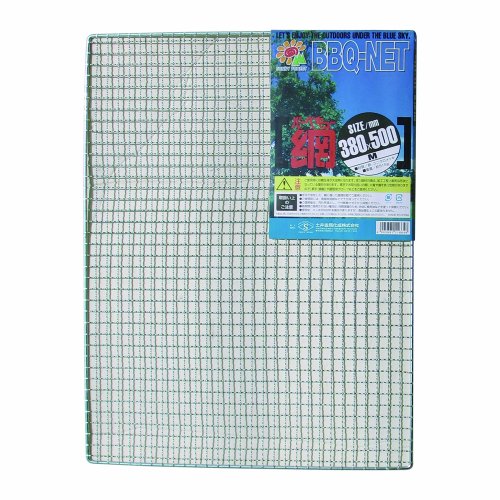 土井金属 バーベキュー網M 380mm×500mm 〔まとめ買い50個セット〕 【北海道・沖縄・離島配送不可】