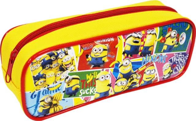 ミニオンズ スクエア ペンポーチ アソート3種 SY-2252 〔まとめ買いカートン半分/48個セット〕 【北海道・沖縄・離島配送不可】