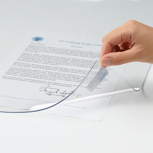 クラウン デスクマット コピーレス・シングル 透明 595×1595mm CR-CS166-T 【北海道・沖縄・離島配送不可】