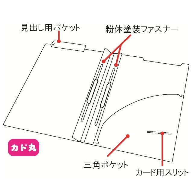 （まとめ買い）リヒトラブ カルテフォルダー ダブルファスナー付 A4 HK720U 〔×3〕 【北海道・沖縄・離島配送不可】_1