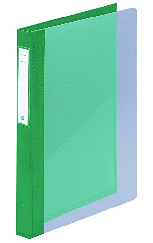 （まとめ買い）リヒトラブ カルテブック クリヤータイプ A4S 2穴 グリーン HB416-3 〔3冊セット〕 【北海道・沖縄・離島配送不可】