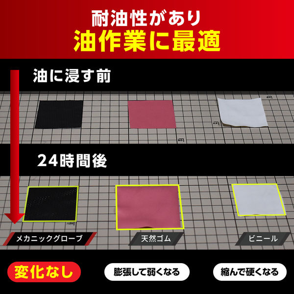 （まとめ買い）エステー モデルローブ メカニックグローブ 粉なし 作業用手袋 ブラック M 50枚入 761111 〔×3〕 【北海道・沖縄・離島配送不可】_4
