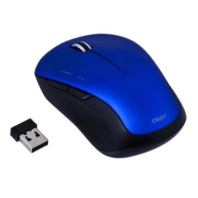 （まとめ買い）ナカバヤシ 無線5ボタンBlueLEDマウス ブルー MUS-RKF118BL 〔3個セット〕 【北海道・沖縄・離島配送不可】_2