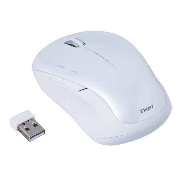 （まとめ買い）ナカバヤシ 無線5ボタンBlueLEDマウス ホワイト MUS-RKF118W 〔3個セット〕 【北海道・沖縄・離島配送不可】_2
