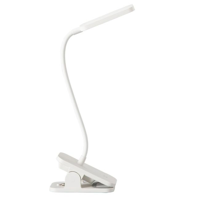（まとめ買い）ナカバヤシ USB LEDデスクライト クリップタイプ ホワイト UA-LED010W 〔×3〕 【北海道・沖縄・離島配送不可】