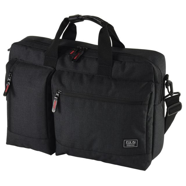 ナカバヤシ 3WAYキャリングバッグ ブラック CB-276BK 【北海道・沖縄・離島配送不可】