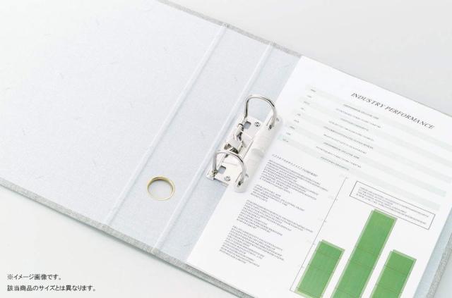 (まとめ) ライオン事務器 スモールファイルA5ヨコ 2穴 270枚収容 背幅60mm グレー No.30-A5E 1冊 〔×10セット〕