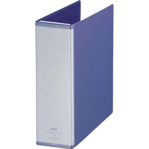 （まとめ買い）ライオン事務器 マガジンファイル ワイヤ式 A4タテ とじ厚70mm ワイヤ16本付 MF-73WC ブルー 158-48 〔3冊セット〕の通販は 6,007円