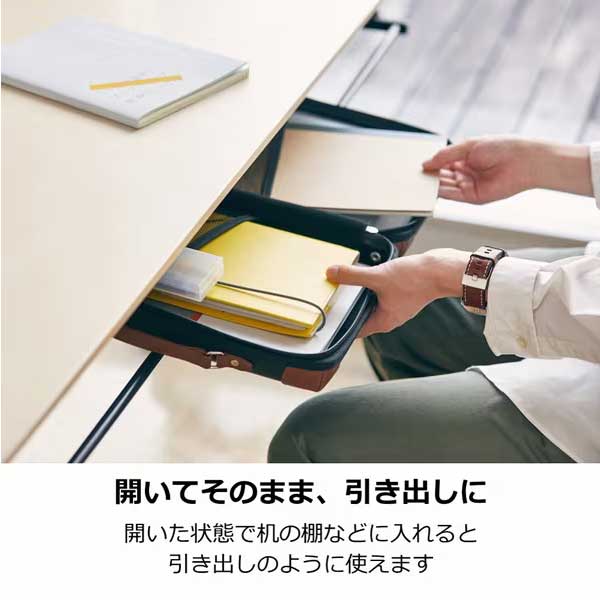 （まとめ買い）キングジム カルシェット キャリングケース スリム 学習用品収納 ベージュ 5904-BE 〔3個セット〕 【北海道・沖縄・離島配送不可】_3
