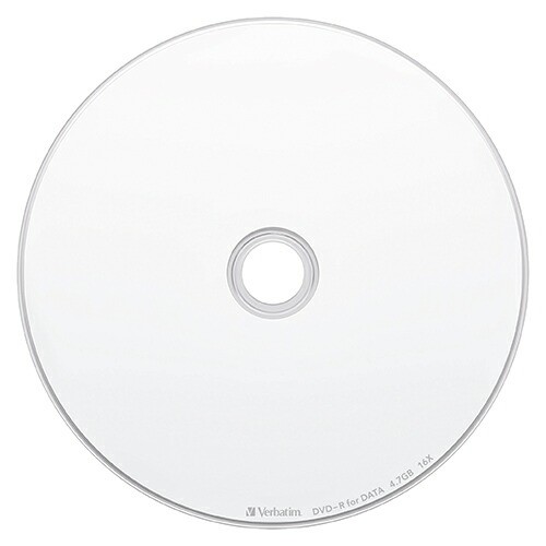 バーベイタム データ用DVD-R 4.7GB 1-16倍速 プラケース 100枚 DHR47JP100VC