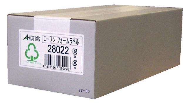 （まとめ買い）エーワン コンピュータフォームラベル 5面 500枚 28022 〔×3〕 【北海道・沖縄・離島配送不可】
